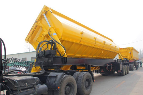 側翻自卸半掛車