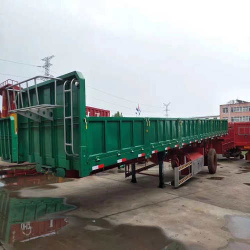 側翻自卸半掛車價格