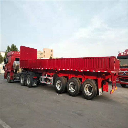 山東平板自卸半掛車生產廠家