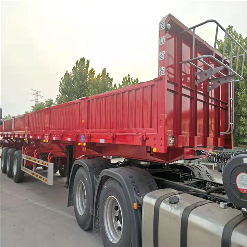 側翻自卸半掛車生產