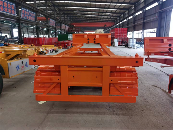 骨架式集裝箱運輸半掛車