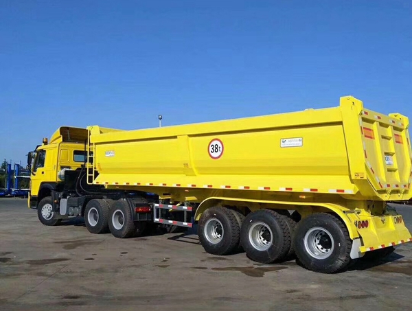 后翻半掛車價格